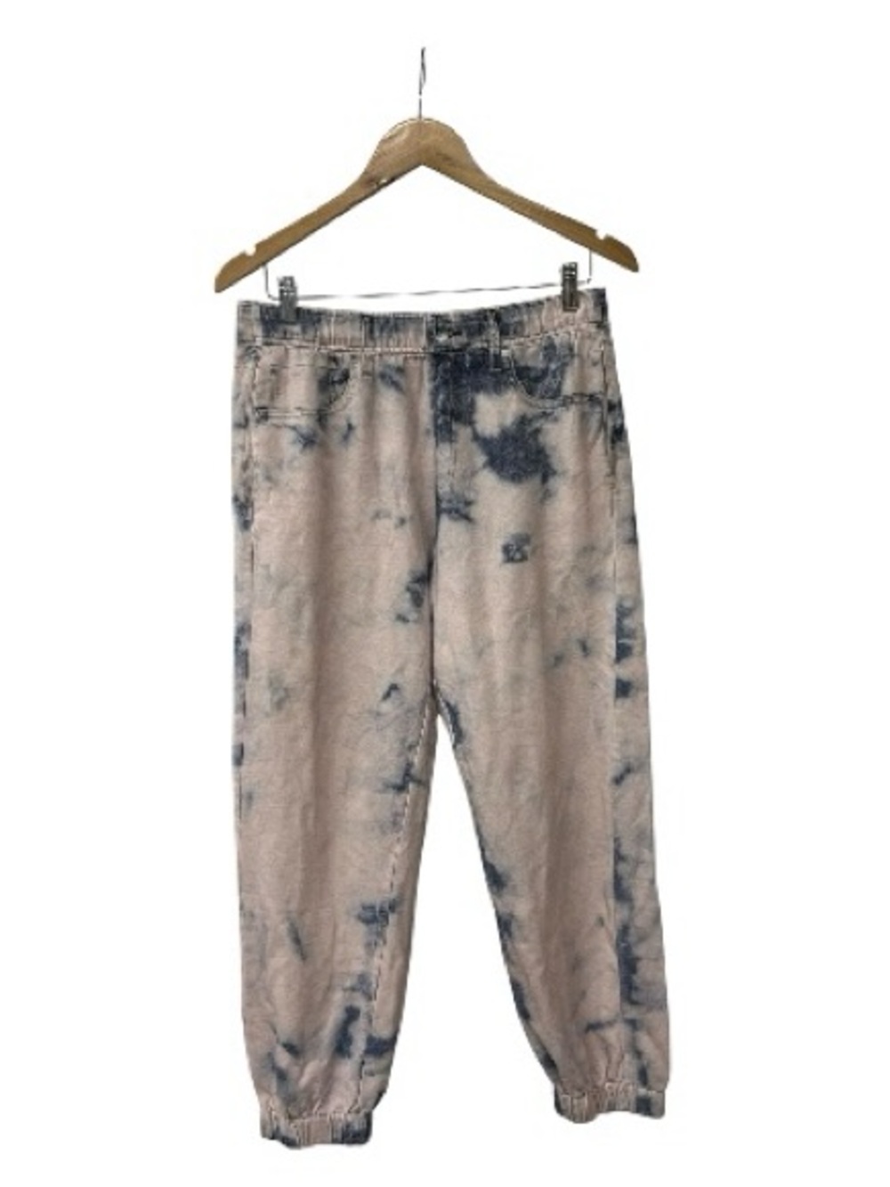 RAG & BONE Miramar Jean Joggers Pale Pink Tie Dye Sweat Pants L